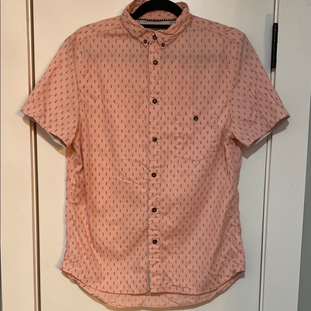 Sovereign Code Pink Casual Button Down Shirt